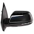 Driver Side Mirror, Power Adjust, Heated, Manual Folding, Paintable, In-housing Signal Light, No Memory, With Puddle Light, No Auto-Dim, With Blind Spot Detection in Glass