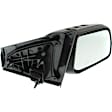 Passenger Side Mirror, Power Adjust, Heated, Manual Folding, Paintable, In-housing Signal Light, No Memory, With Puddle Light, No Auto-Dim, With Blind Spot Detection in Glass
