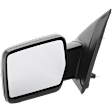 2009-2010 Ford F-150 - Driver Side Mirror, Non-Towing, Manual Adjust, Manual Folding, Non-Heated, Textured Black, No Signal Light, No Memory, No Puddle Light, No Auto-Dimming, No Blind Spot Feature