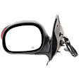 Driver Side Mirror, Non-Towing, Power Adjust, Manual Folding, Heated, Paintable, In-housing Signal Light, With memory, No Puddle Light, No Auto-Dimming, No Blind Spot Feature