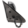 Driver Side Mirror, Non-Towing, Power Adjust, Manual Folding, Heated, Paintable, In-housing Signal Light, With memory, No Puddle Light, No Auto-Dimming, No Blind Spot Feature