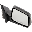 Passenger Side Mirror, Power Adjust, Manual Folding, Non-Heated, Paintable, No Signal Light, No Memory, No Puddle Light, No Auto-Dimming, No Blind Spot Feature