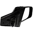 Passenger Side Mirror, Power Adjust, Manual Folding, Heated, Paintable, No Signal Light, With memory, With Puddle Light, No Auto-Dimming, No Blind Spot Feature