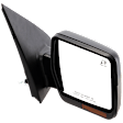 Passenger Side Mirror, Power Adjust, Heated, Power Folding, Paintable, In-housing Signal Light, With Memory, With Puddle Light, No Auto-Dim, No Blind Spot Feature