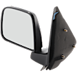 Driver Side Mirror, Manual Adjust, Manual Folding, Non-Heated, Textured Black, No Signal Light, No Memory, No Puddle Light, No Auto-Dimming, No Blind Spot Feature