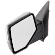 Driver Side Mirror, Manual Adjust, Manual Folding, Non-Heated, Chrome, No Signal Light, No Memory, No Puddle Light, No Auto-Dimming, No Blind Spot Feature