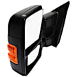 Driver Side Towing Mirror, Power Adjust, Power Folding, Heated, Textured Black, In-housing Signal Light, With memory, No Puddle Light, No Auto-Dimming, No Blind Spot Feature