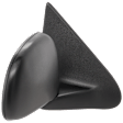 Passenger Side Mirror, Manual Adjust, Manual Folding, Non-Heated, Textured Black, No Signal Light, No Memory, No Puddle Light, No Auto-Dimming, No Blind Spot Feature