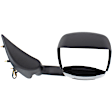 Driver Side Towing Mirror, Power Adjust, Non-Heated, Manual Folding, Paintable, In-housing Signal Light, No Memory, No Puddle Light, No Auto-Dimming, No Blind Spot Feature