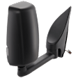 4-bolt mount, Driver Side Towing Mirror, Power Adjust, Non-Heated, Manual Folding, Paintable, No Signal Light, No Memory, No Puddle Light, No Auto-Dimming, No Blind Spot Feature