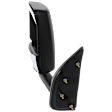 4-bolt mount, Passenger Side Towing Mirror, Manual Adjust, Non-Heated, Manual Folding, Paintable, No Signal Light, No Memory, No Puddle Light, No Auto-Dimming, No Blind Spot Feature