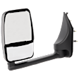 4-bolt mount, Passenger Side Towing Mirror, Manual Adjust, Non-Heated, Manual Folding, Paintable, No Signal Light, No Memory, No Puddle Light, No Auto-Dimming, No Blind Spot Feature