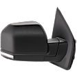 2019 Ford F-150 - Passenger Side Mirror, Power Adjust, Heated, Textured Black, Manual Folding, In-housing Signal Light, With Blind Spot Detection in Glass, With Memory, No Puddle Light, No Auto-Dim