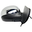 Crew Cab Pickup Passenger Side Mirror, Power Adjust, Non-Heated, Manual Folding, Chrome, In-housing Signal Light, No Memory, No Puddle Light, No Auto-Dim, No Blind Spot Feature