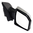 Passenger Side Mirror, Power Adjust, Heated, Power Folding, Chrome, In-housing Signal Light, With Memory, With Puddle Light, No Auto-Dim, With Blind Spot Detection in Glass