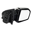 Passenger Side Mirror, Power Adjust, Heated, Power Folding, Chrome, In-housing Signal Light, With Memory, With Puddle Light, No Auto-Dim, With Blind Spot Detection in Glass