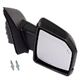 Passenger Side Mirror, Power Adjust, Heated, Power Folding, Paintable, In-housing Signal Light, With Memory, With Puddle Light, No Auto-Dim, With Blind Spot Detection in Glass