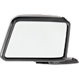 Driver Side Mirror, 5x7-inch, Paddle Design, Manual Adjust, Manual Folding, Non-Heated, Paintable