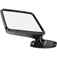 Driver Side Mirror, 5x7-inch, Paddle Design, Manual Adjust, Manual Folding, Non-Heated, Paintable