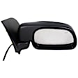 Passenger Side Mirror, Non-Towing, Power Adjust, Manual Folding, Heated, Textured Black, No Signal Light, No Memory, No Puddle Light, No Auto-Dimming, No Blind Spot Feature