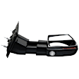 2013 Ford F-150 - Passenger Side Towing Mirror, Power Adjust, Heated, Chrome, Manual Folding, In-housing Signal Light, With Blind Spot Glass, With Memory, With Puddle Light, No Auto-Dim
