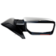 Passenger Side Mirror, Power Adjust, Heated, Manual Folding, Chrome, In-housing Signal Light, With Memory, No Puddle Light, No Auto-Dim, No Blind Spot Feature