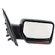 Passenger Side Mirror, Power Adjust, Heated, Manual Folding, Paintable, In-housing Signal Light, With Memory, No Puddle Light, No Auto-Dim, No Blind Spot Feature