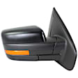 Passenger Side Mirror, Power Adjust, Heated, Manual Folding, Paintable, In-housing Signal Light, With Memory, No Puddle Light, No Auto-Dim, No Blind Spot Feature