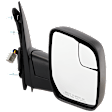 4-bolt mount, Passenger Side Mirror, Power Adjust, Non-Heated, Manual Folding, Textured Black, No Signal Light, No Memory, No Puddle Light, No Auto-Dimming, No Blind Spot Feature