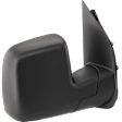 4-bolt mount, Passenger Side Mirror, Power Adjust, Non-Heated, Manual Folding, Textured Black, No Signal Light, No Memory, No Puddle Light, No Auto-Dimming, No Blind Spot Feature
