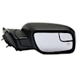 2016 Ford Explorer - Passenger Side Mirror, Power Adjust, Heated, Paintable, Power Folding, In-housing Signal Light, With Blind Spot Glass, With Memory, With Puddle Light, No Auto-Dim