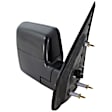 Passenger Side Mirror, Power Adjust, Heated, Manual Folding, Textured Black, In-housing Signal Light, No Memory, No Puddle Light, No Auto-Dim, No Blind Spot Feature