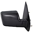 Passenger Side Mirror, Power Adjust, Heated, Manual Folding, Textured Black, In-housing Signal Light, No Memory, No Puddle Light, No Auto-Dim, No Blind Spot Feature