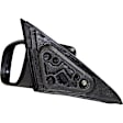 Driver Side Mirror, Power Adjust, Heated, Manual Folding, Textured Black, No Signal Light, No Memory, No Puddle Light, No Auto-Dim, No Blind Spot Feature