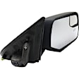 Passenger Side Mirror, Power Adjust, Heated, Paintable, Manual Folding, No Signal Light, with Blind Spot Glass, No Memory, No Puddle Light, No Auto-Dimming
