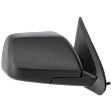 Passenger Side Mirror, Power Adjust, Heated, Textured Black, Manual Folding, No Signal Light, with Blind Spot Glass, No Memory, No Puddle Light, No Auto-Dimming