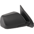 Passenger Side Mirror, Power Adjust, Non-Heated, Textured Black, Manual Folding, No Signal Light, with Blind Spot Glass, No Memory, No Puddle Light, No Auto-Dimming