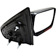 Passenger Side Mirror, Power Adjust, Heated, Manual Folding, Paintable, In-housing Signal Light, With Memory, No Puddle Light, No Auto-Dim, No Blind Spot Feature
