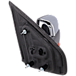 Driver Side Mirror, Power Adjust, Heated, Power Folding, Chrome, In-housing Signal Light, With Memory, With Puddle Light, No Auto-Dim, With Blind Spot Glass