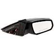 Passenger Side Mirror, Power Adjust, Non-Heated, Non-Folding, With 1 Paintable and 1 Textured Black Cap, No Signal Light, No Memory, No Puddle Light, No Auto-Dim, No Blind Spot Feature