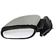 Driver Side Mirror, Power Adjust, Heated, Manual Folding, Chrome, No Signal Light, With Memory, With Puddle Light, No Auto-Dimming, No Blind Spot Feature