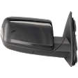 Passenger Side Mirror, Power Adjust, Manual Folding, Heated, Paintable, No Signal Light, No Memory, No Puddle Light, No Auto-Dimming, With Blind Spot Glass