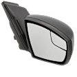 Passenger Side Mirror, Power Adjust, Manual Folding, Non-Heated, Textured Black, No Signal Light, No Memory, No Puddle Light, No Auto-Dimming, No Blind Spot Feature