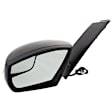 Driver Side Mirror, Power Adjust, Non-Heated, Manual Folding, Paintable, In-housing Signal Light, No Memory, No Puddle Light, No Auto-Dim, With Blind Spot Glass