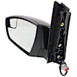 2013-2017 Ford C-Max - Driver Side Mirror, Power Adjust, Heated, Manual Folding, Paintable, In-housing Signal Light, No Memory, With Puddle Light, No Auto-Dim, With Blind Spot Glass