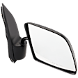 3-bolt mount, Passenger Side Mirror, Manual Adjust, Non-Heated, Manual Folding, Textured Black, No Signal Light, No Memory, No Puddle Light, No Auto-Dimming, No Blind Spot Feature