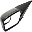 Driver Side Mirror, Power Adjust, Non-Folding, Non-Heated, Textured Black, No Signal Light, No Memory, No Puddle Light, No Auto-Dimming, With Blind Spot Glass