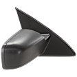 Passenger Side Mirror, Power Adjust, Non-Folding, Non-Heated, Textured Black, No Signal Light, No Memory, No Puddle Light, No Auto-Dimming, With Blind Spot Glass