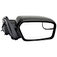 2011-2012 Ford Fusion - Passenger Side Mirror, Power Adjust, Non-Folding, Non-Heated, Paintable, No Signal Light, No Memory, No Puddle Light, No Auto-Dimming, With Blind Spot Glass
