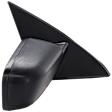 2011-2012 Ford Fusion - Passenger Side Mirror, Power Adjust, Non-Folding, Heated, Textured Black, No Signal Light, No Memory, No Puddle Light, No Auto-Dimming, With Blind Spot Glass